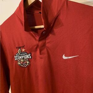 Nike Red San Antonio Scorpions Men's Sz S red Jersey‎ tiger woods
